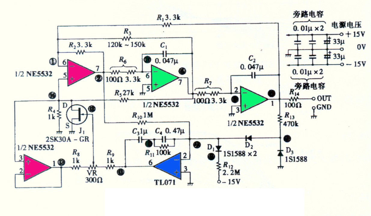 China low distortion generator circuit design