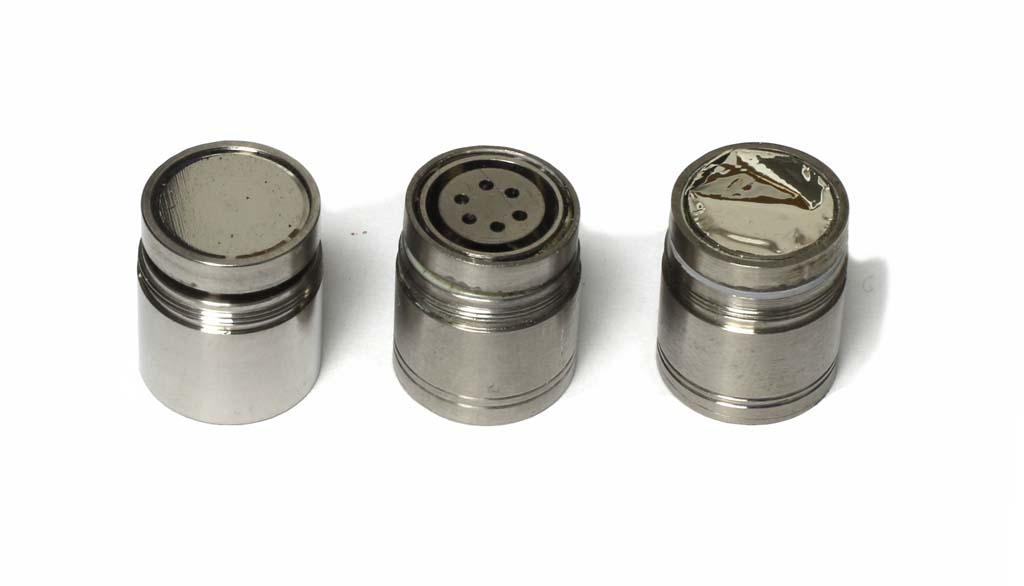 measurement microphone without protective grid