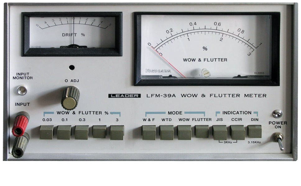 wow flutter meter leader LFM 39a